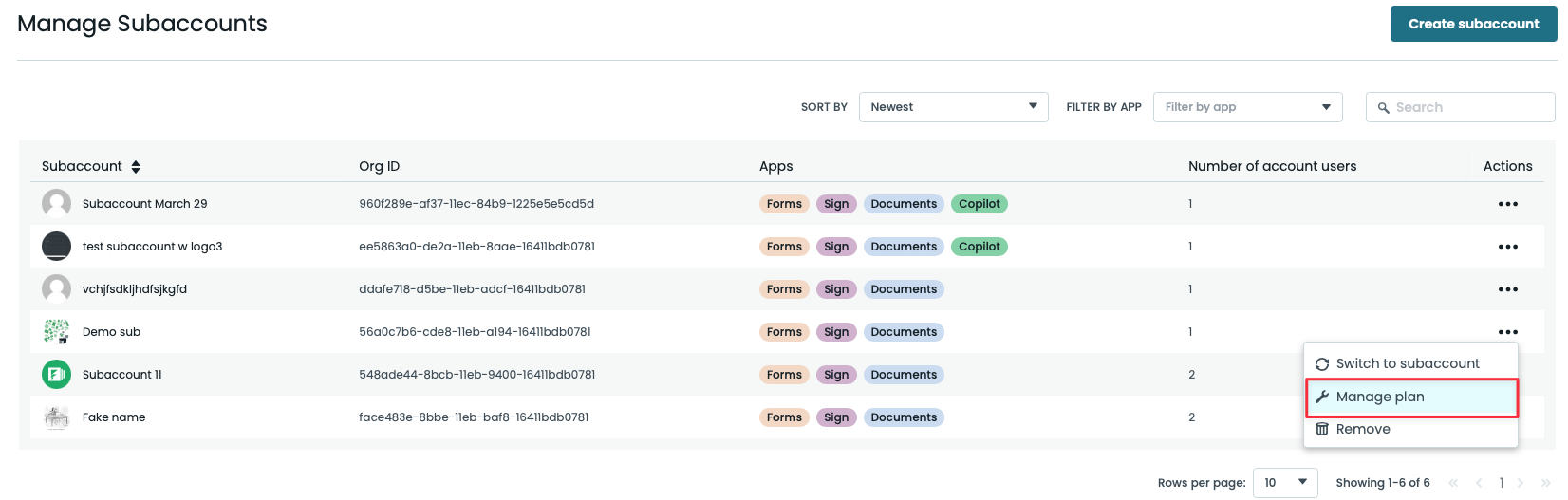 Subaccounts - Manage Plan.png