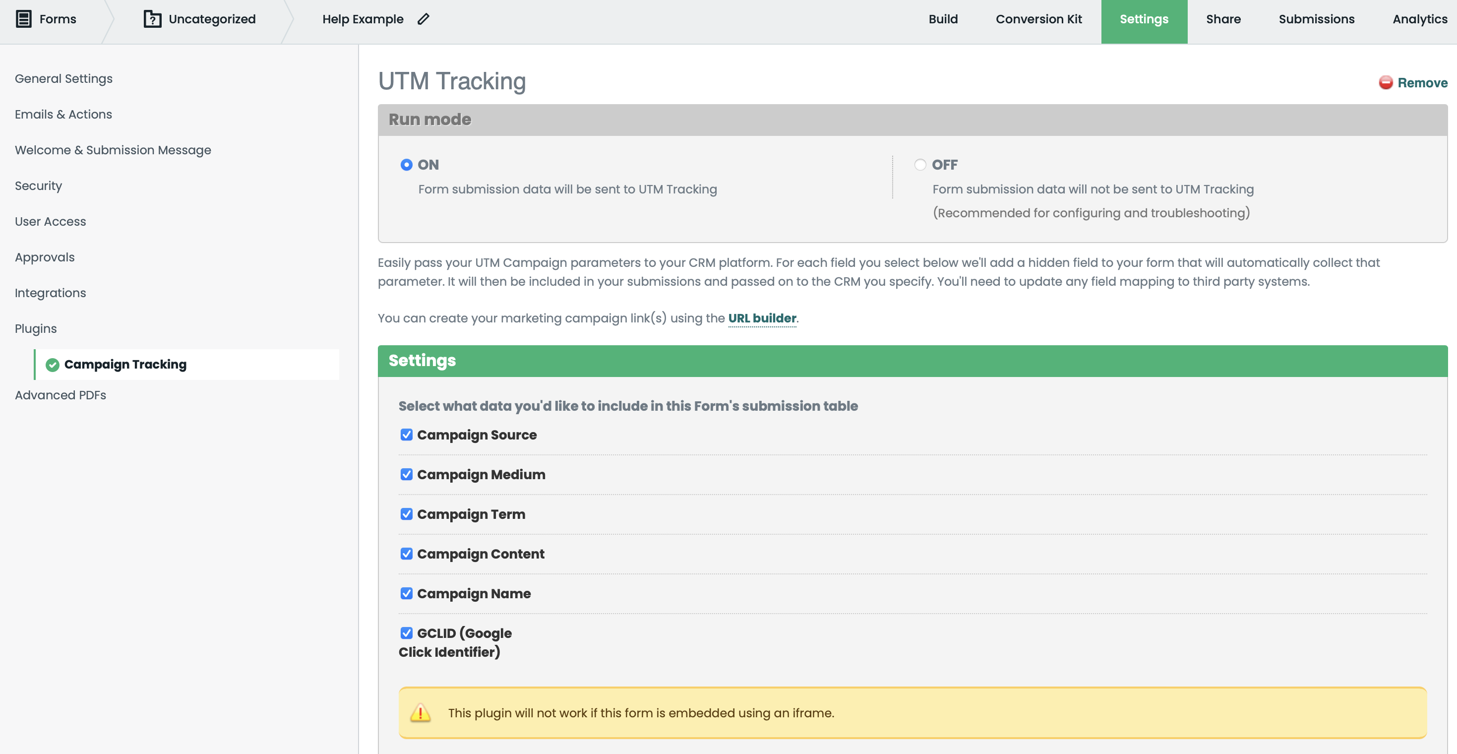 Passing Analytics Data to Salesforce – Formstack