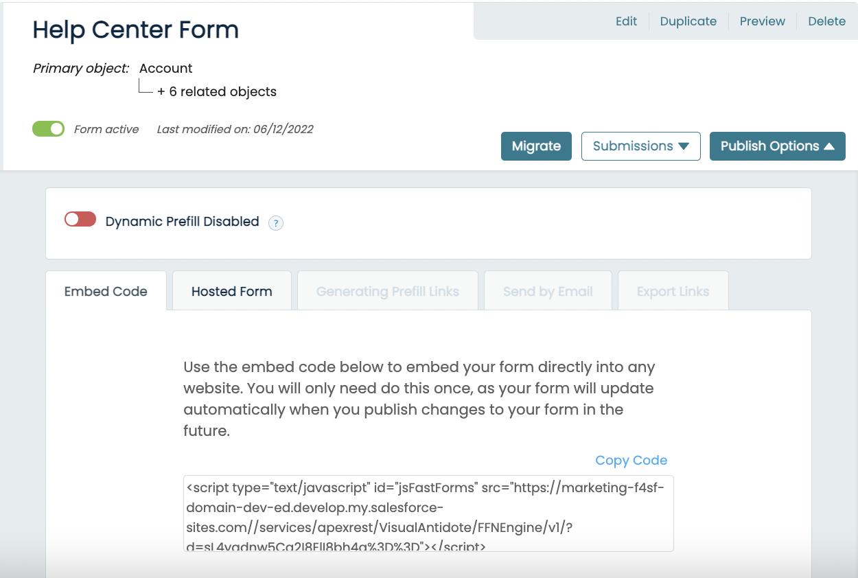 Dynamic Prefill Disabled