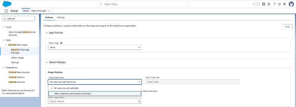 Select Admin approved users are pre-authorized