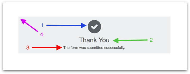 Can I customize the thank you message shown after form submission?